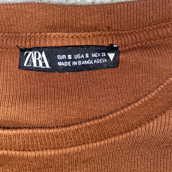 Zara Ruched Ribbed Dress - Picture 3 of 4